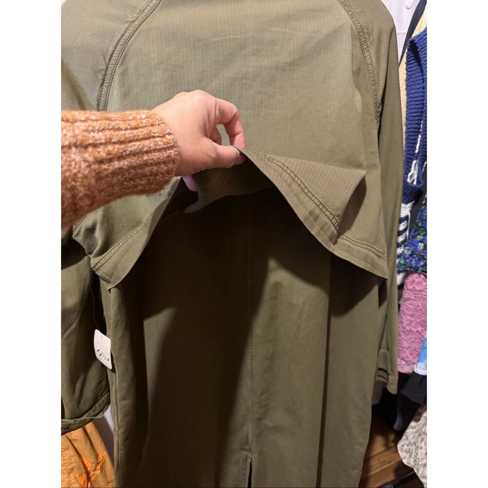 FREE PEOPLE We The Free Perry Washed Trench - Army - Picture 9 of 10